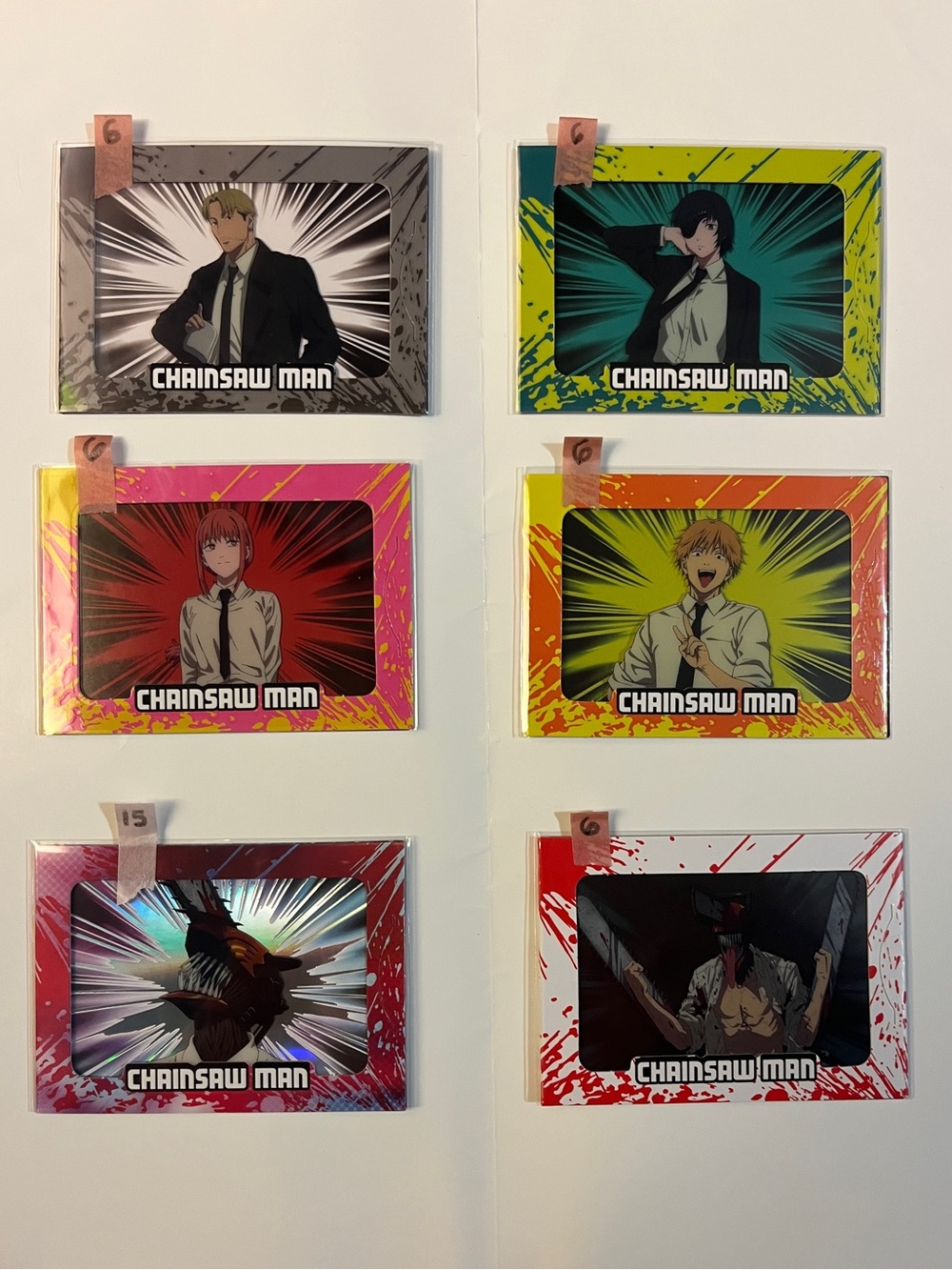 Chainsaw man cybercel cards